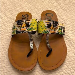 Circus Sam Eldelman Saxon Thong Teo Sandal Tropical Size 8M